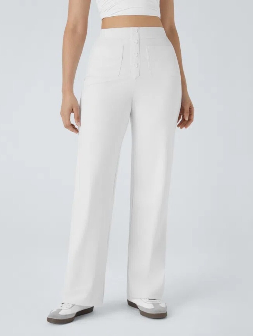 HALARA DayStretch High Waisted Pockets Straight Leg Casual Pants